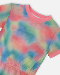 Mesh Beach Dress Multicolor - H30OG29_3H146