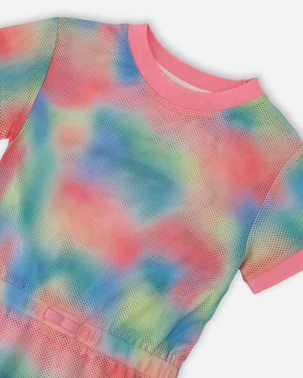 Mesh Beach Dress Multicolor - H30OG29_3H146