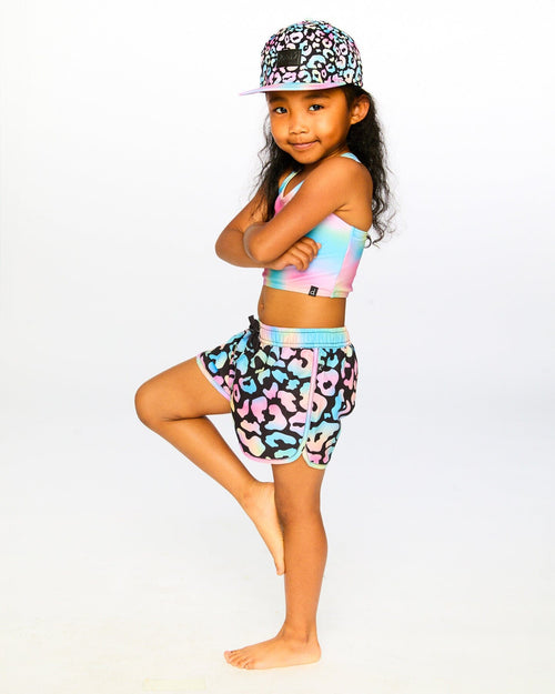 Swim Shorts Black Leopard Print - H30OG32_3H145