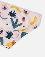 Two-Piece Swimsuit Pink Printed Fruits - H30OG34_3H149