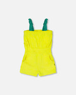 Terry Cloth Sleeveless Jumpsuit Yellow - H30OG45_3H181