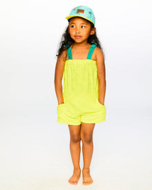 Terry Cloth Sleeveless Jumpsuit Yellow - H30OG45_3H181