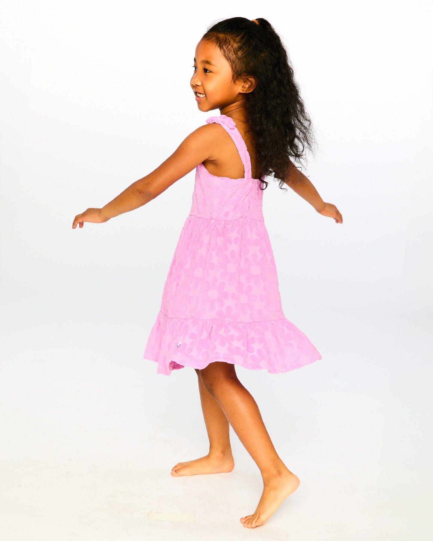 Beach Cover-Up Dress Pink - H30OG85_3H180