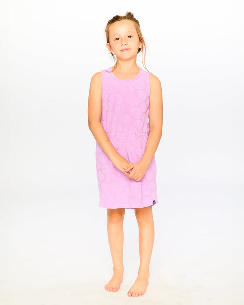 Terry Cloth Beach Dress Lilac - H30OG87_3H185
