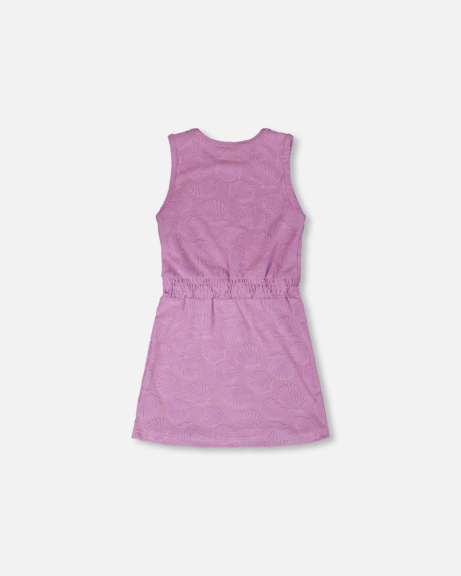 Terry Cloth Beach Dress Lilac - H30OG87_3H185