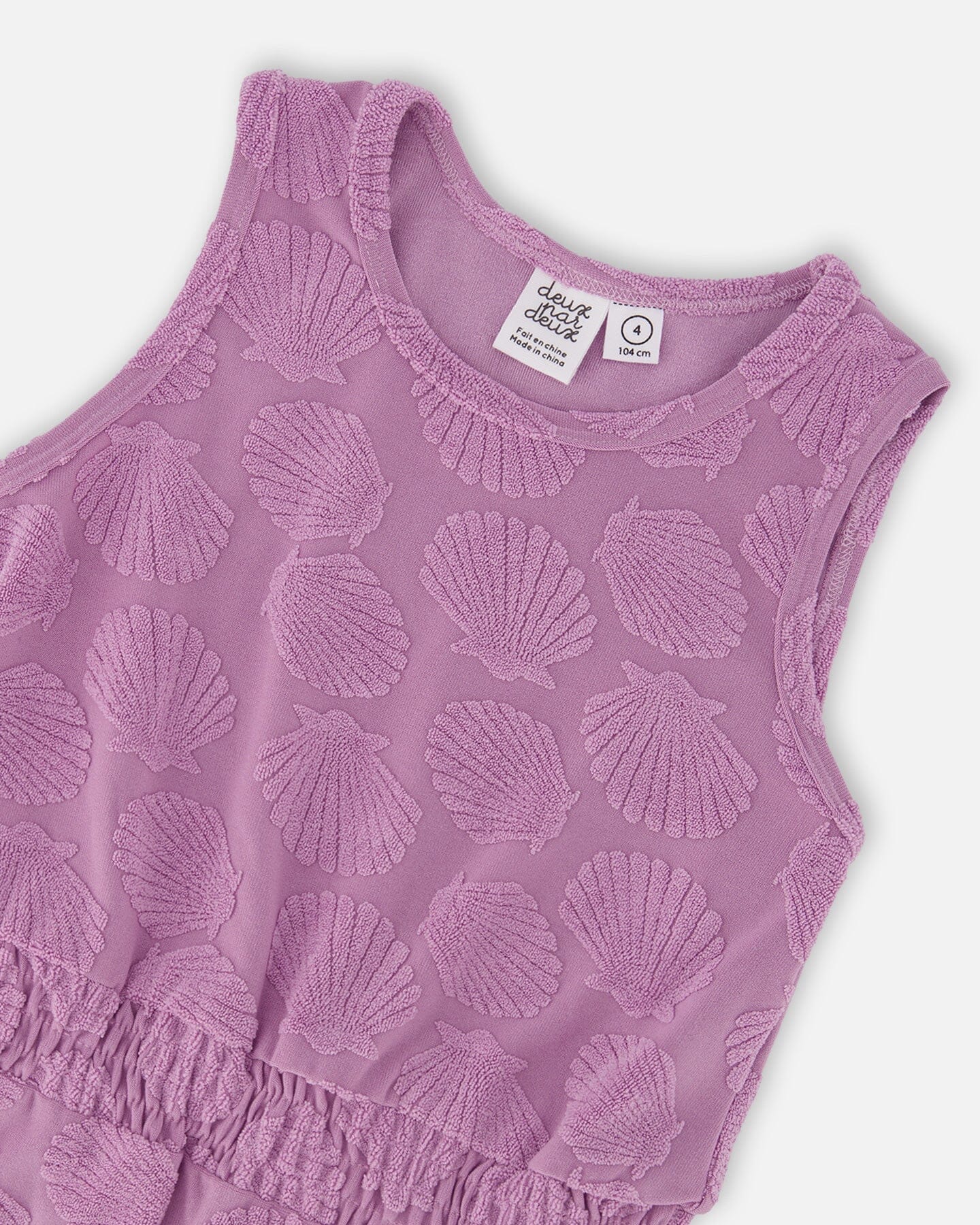 Terry Cloth Beach Dress Lilac - H30OG87_3H185