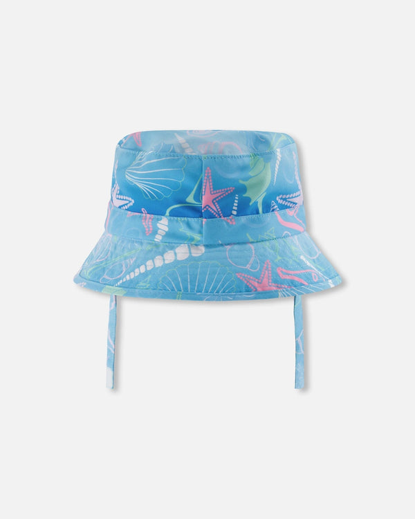 Beach Hat Blue Shell Print - H30OGC_3H153