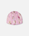 Swim Cap Purple Flower Print - H30OGH_3H143