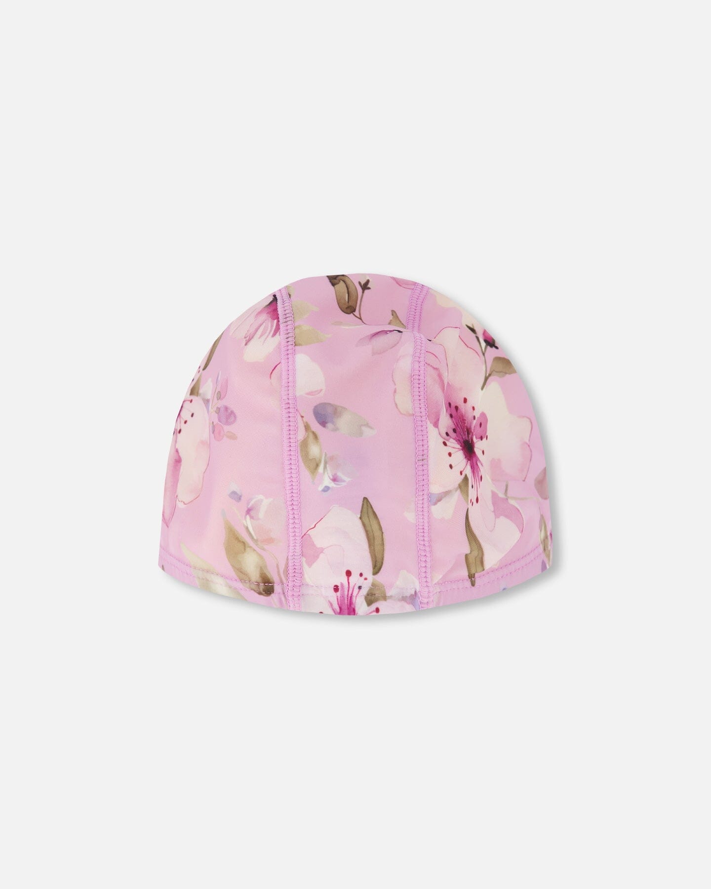 Swim Cap Purple Flower Print - H30OGH_3H143