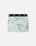 Organic Cotton Boxer Green Crocodile Print - H30PB60_3H089