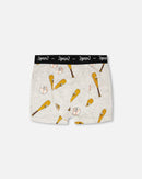 Organic Cotton Boxer Grey Mix Baseball Print - H30PB60_3H090