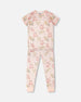 Organic Cotton Two-Piece Pyjama Set Pale Pink Bear Print - H30PG12US_3H094