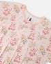 Organic Cotton Women Two-Piece Pyjama Set Pale Pink Bear Print - H30PG14_3H094