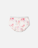 Organic Cotton Boyshort Panty Pink Printed Flowers - H30PG60_3H092