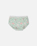 Organic Cotton Boyshort Panty Green Kitten Print - H30PG60_3H093