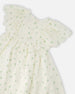 Jacquard Dress White Printed Flowers - H30Q86_3H193