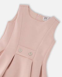 Sleeveless Neoprene Dress Pale Pink - H30Q94_06920