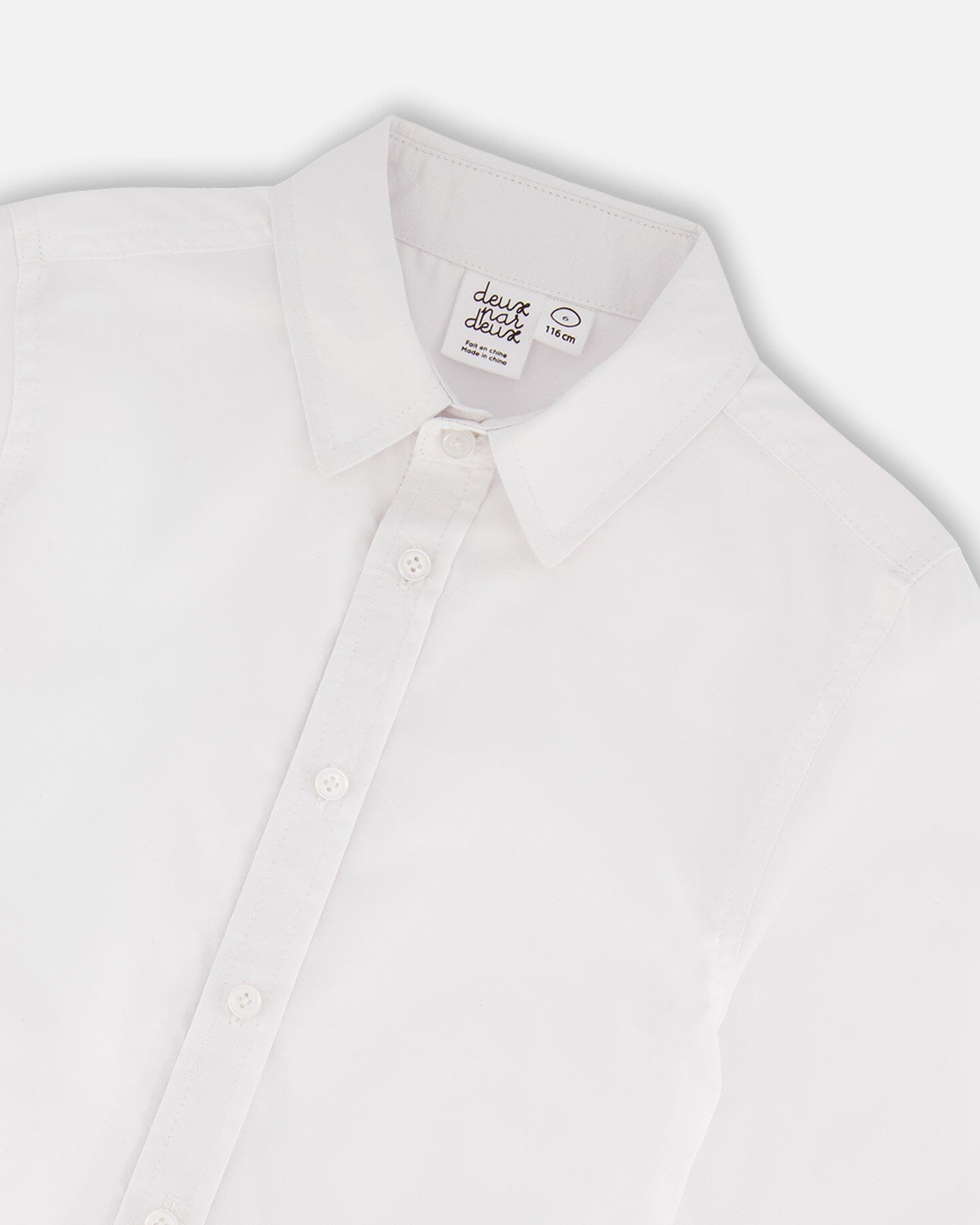Button Down Long Sleeve Shirt White - H30R15_01000