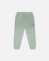Pantalon de jogging en molleton vert menthe