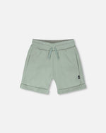 French Terry Shorts Mint Green - H30S27_03008
