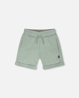 French Terry Shorts Mint Green - H30S27_03008