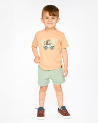 French Terry Shorts Mint Green - H30S27_03008