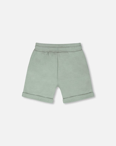 French Terry Shorts Mint Green - H30S27_03008