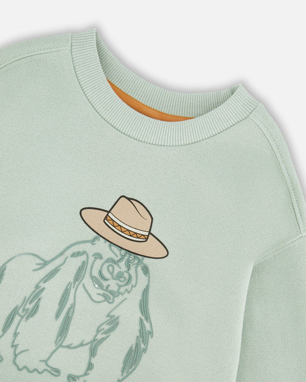 French Terry Sweatshirt Mint Green - H30S30_03260