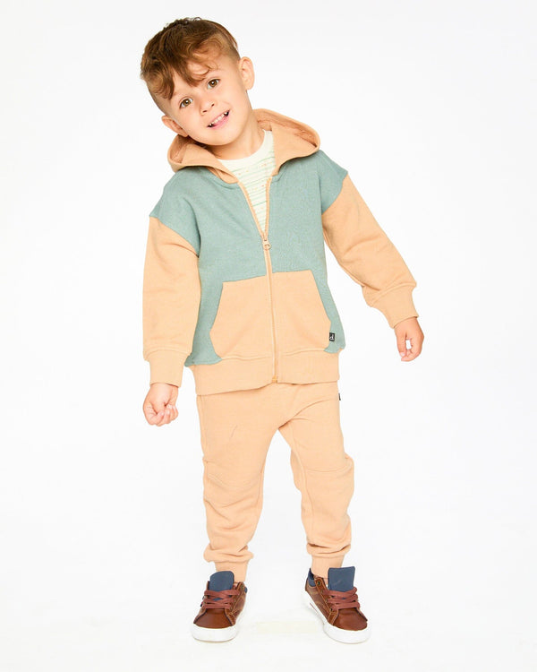 Hooded French Terry Cardigan Mint Green - H30S32_03008