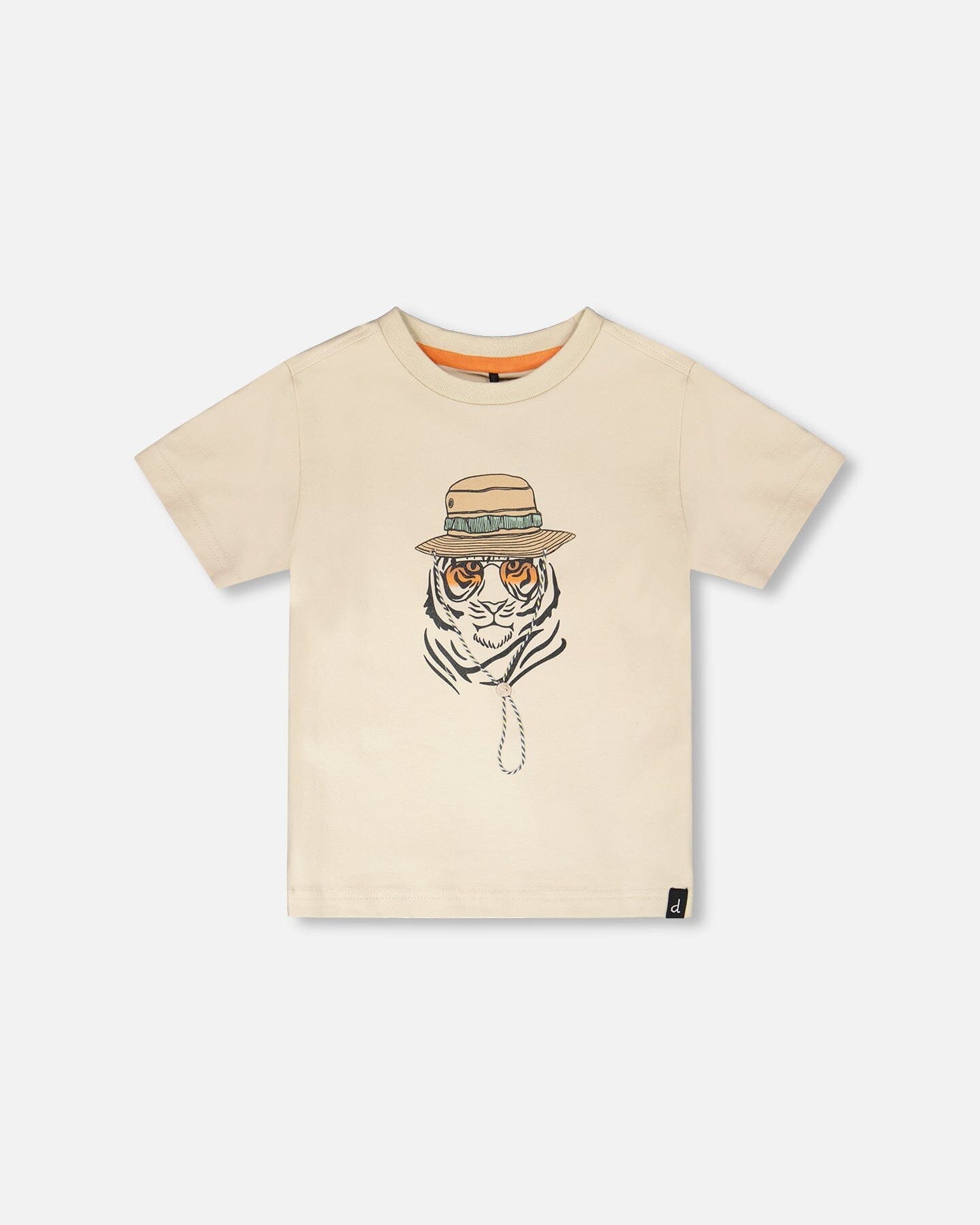 Organic Cotton Short Sleeve T-Shirt Off White - H30S70_01001