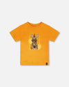 Organic Cotton Short Sleeve T-Shirt Orange - H30S70_02590