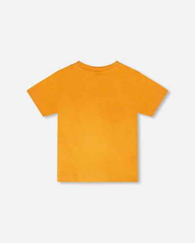 Organic Cotton Short Sleeve T-Shirt Orange - H30S70_02590