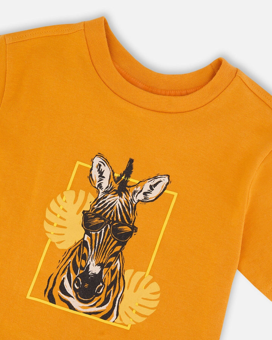 Organic Cotton Short Sleeve T-Shirt Orange - H30S70_02590
