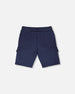 French Terry Shorts Blue - H30T27_04840