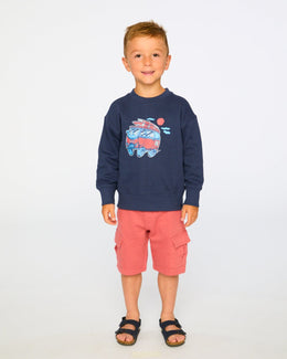 French Terry Sweatshirt Blue - H30T30_04840