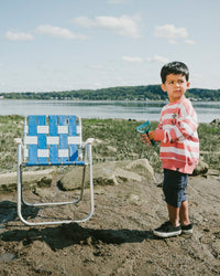French Terry Sweatshirt Brick And White Stripes - H30T30_3H047