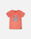 Organic Cotton Short Sleeve T-Shirt Brick - H30T71_06540