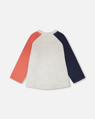 Jersey Long Sleeve T-Shirt Light Grey Mix - H30T72_01910