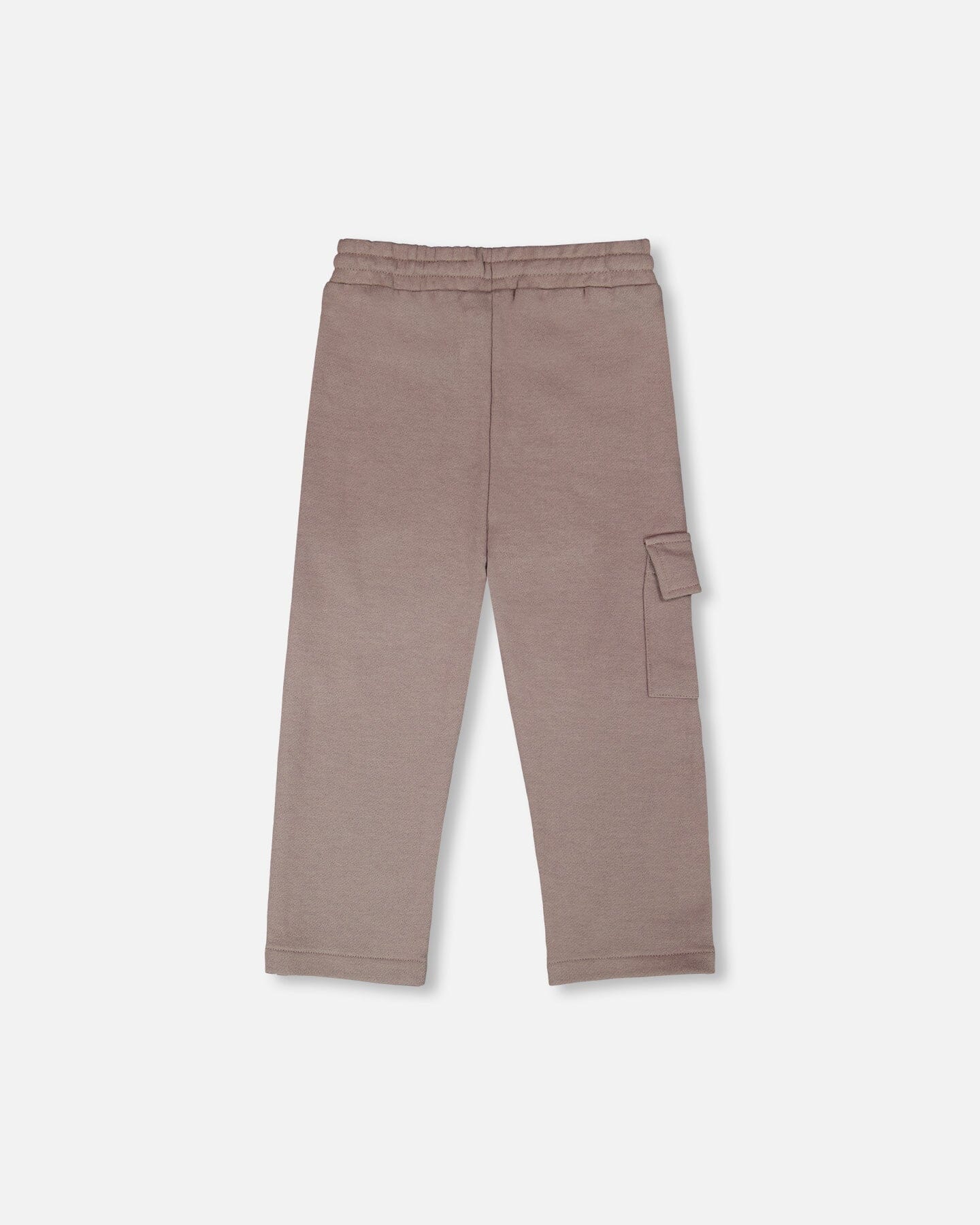 French Terry Sweatpants With Cargo Pocket Taupe - H30U23_01490