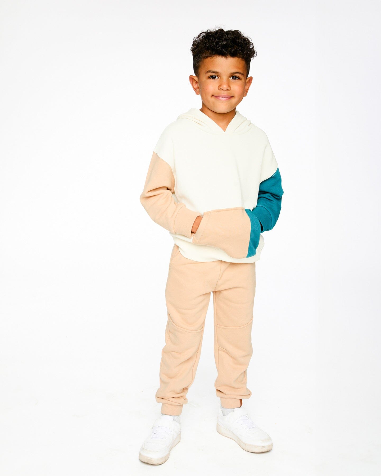 French Terry Sweatpants With Cross Seams Beige - H30U24_01720