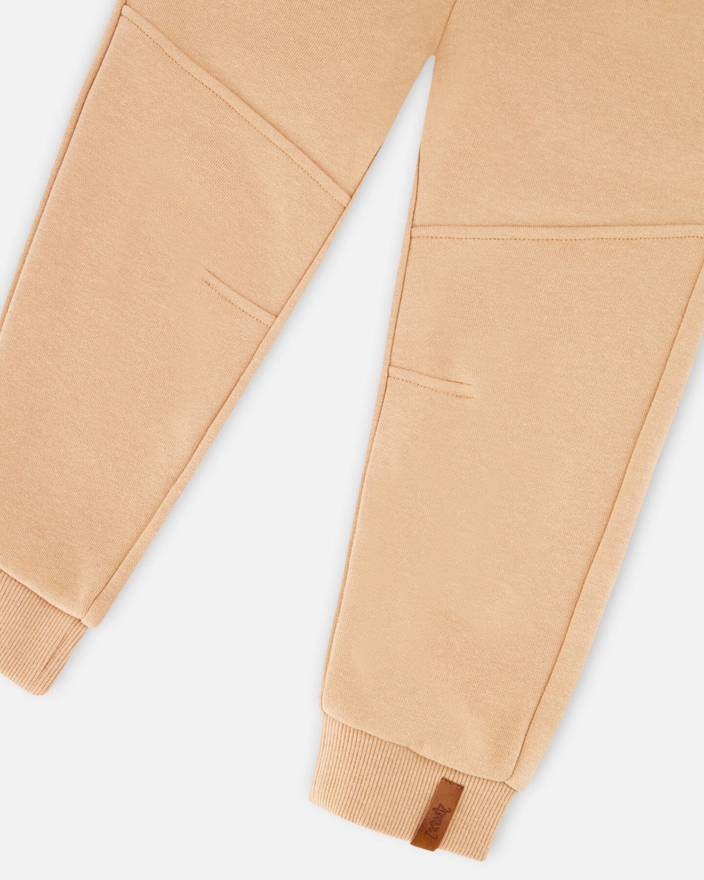 French Terry Sweatpants With Cross Seams Beige - H30U24_01720