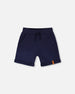 French Terry Shorts Dark Blue - H30U27_04810