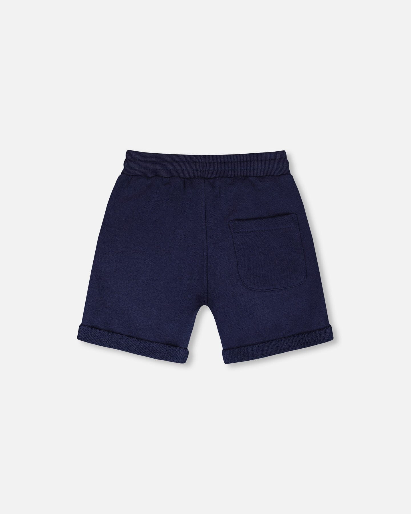 French Terry Shorts With Cross Seams Black - Deux par Deux