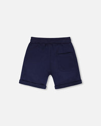 French Terry Shorts Dark Blue - H30U27_04810