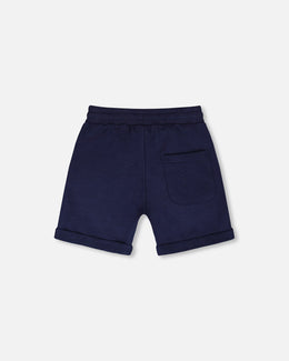French Terry Shorts Dark Blue - H30U27_04810