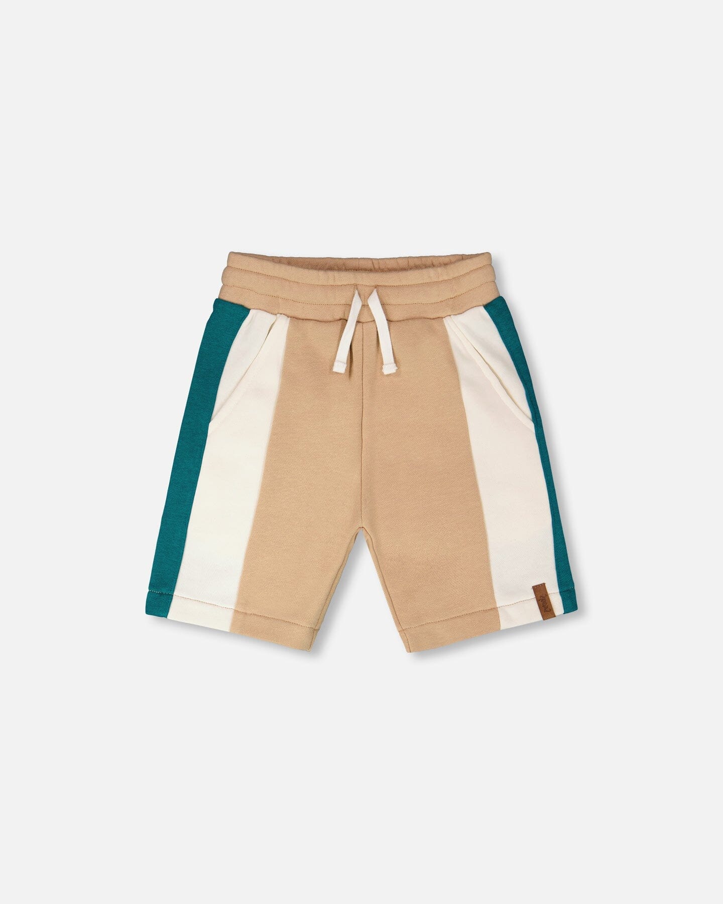 Sporty French Terry Shorts Beige - H30U28_01720