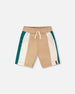 Sporty French Terry Shorts Beige - H30U28_01720