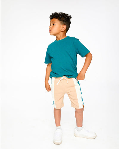 Sporty French Terry Shorts Beige - H30U28_01720