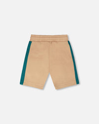 Sporty French Terry Shorts Beige - H30U28_01720