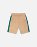 Sporty French Terry Shorts Beige - H30U28_01720